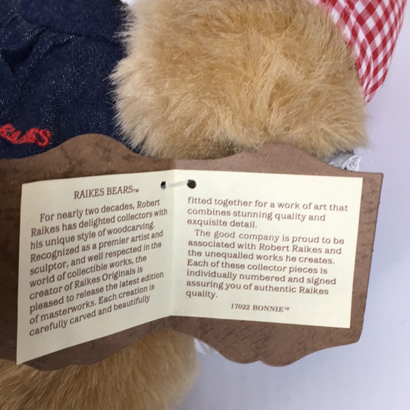 Raikes Other Robert Raikes Cowboy Bears Wood Carved Sheriff Western